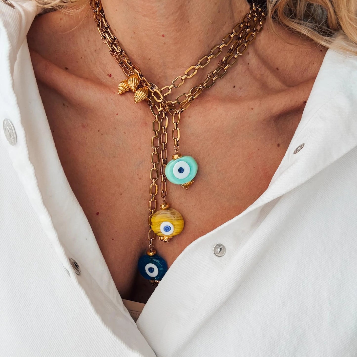 Retro Pendant Layered Light-luxury Necklace