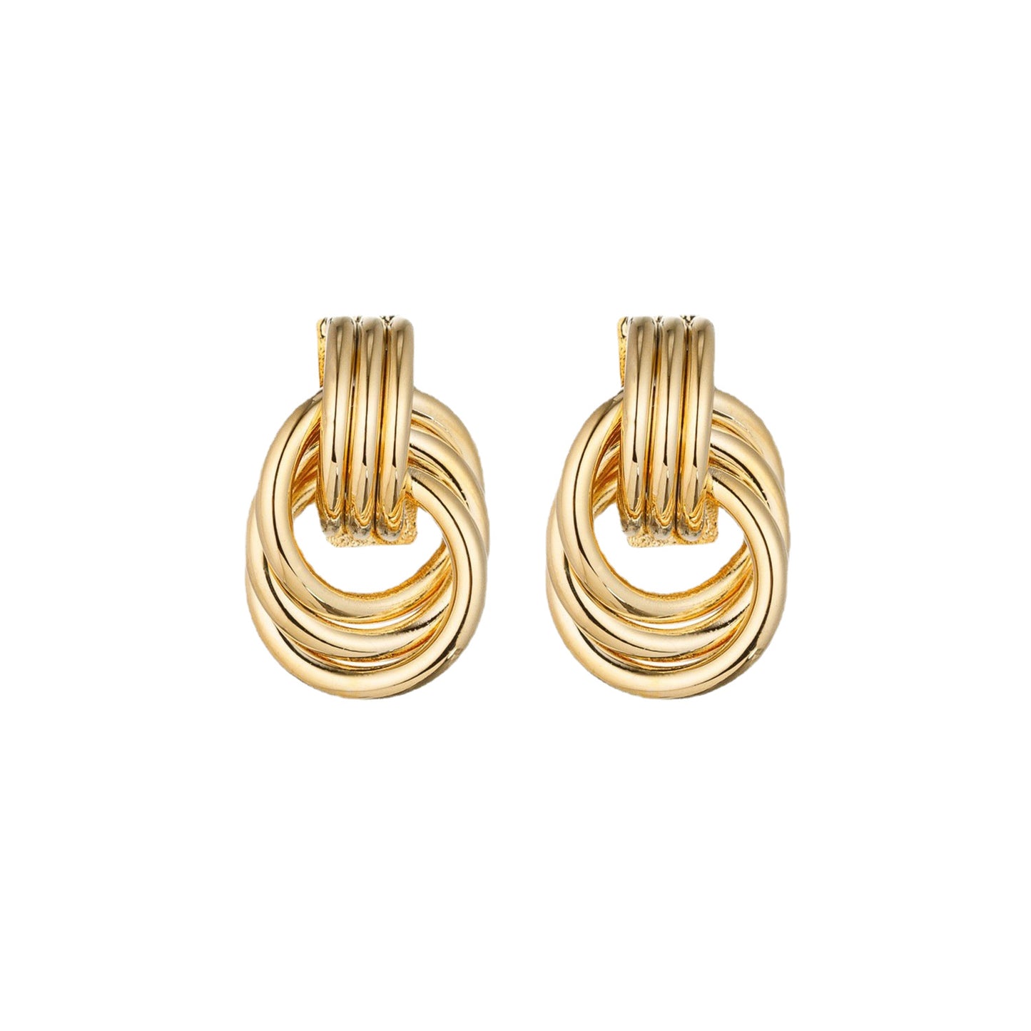 Stainless Steel Best-selling Double-knot Earrings