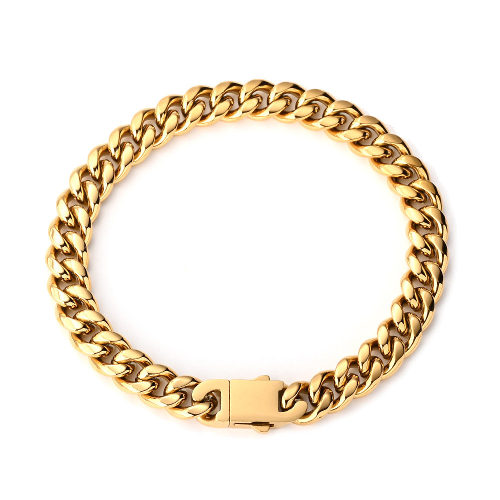 Stainless Steel Mens Punk Casual Bracelet