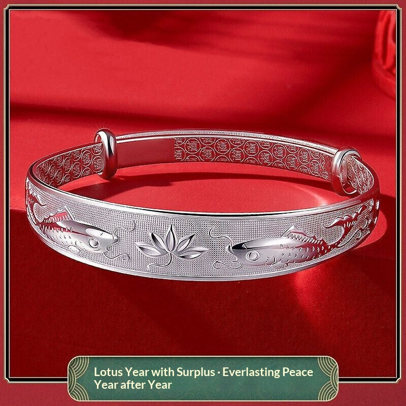S999 Sterling Silver Womens Silver Bracelet