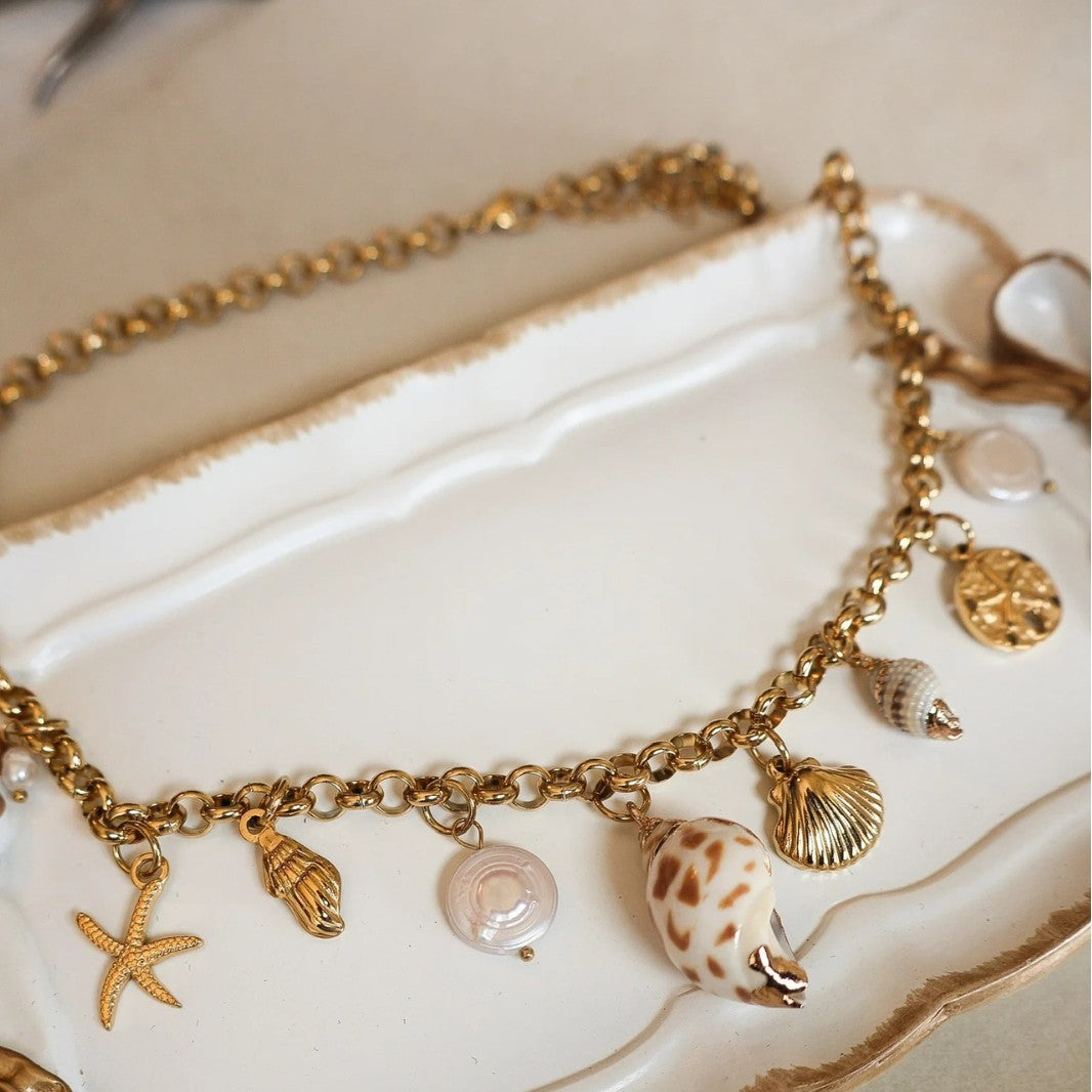 Stainless Steel Vacuum Plated 18K Necklace