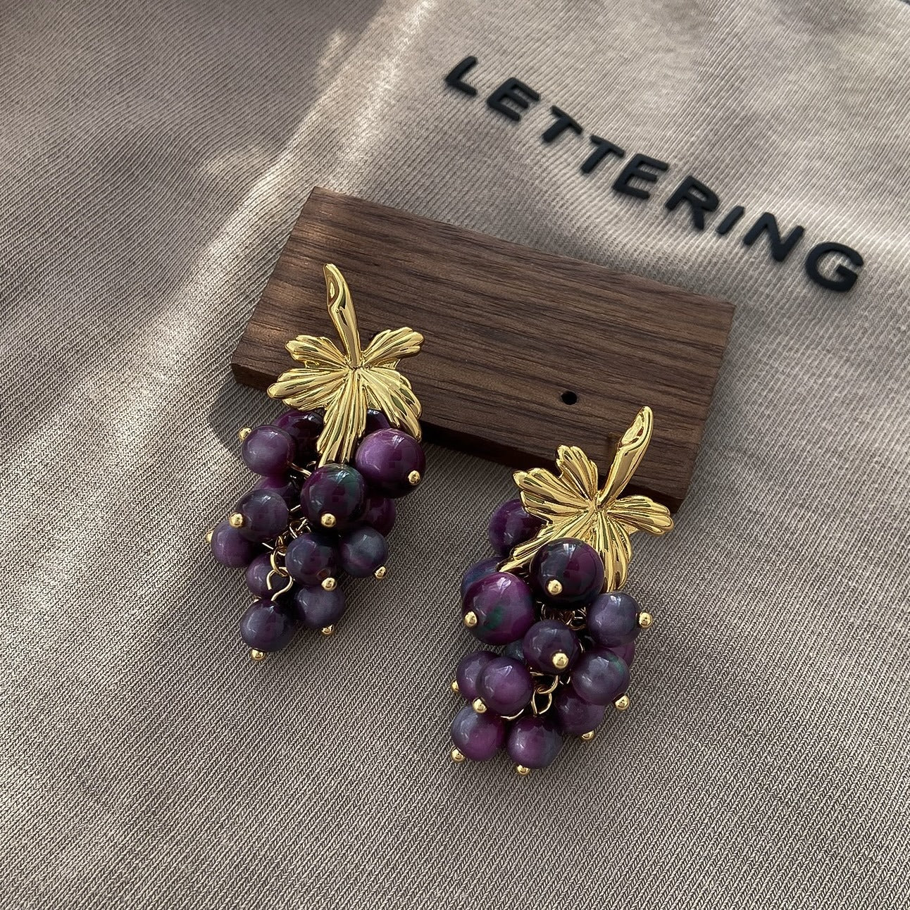 Flower Geometric Trendy Earrings For Women Silver Needle Rhinestone Niche Versatile