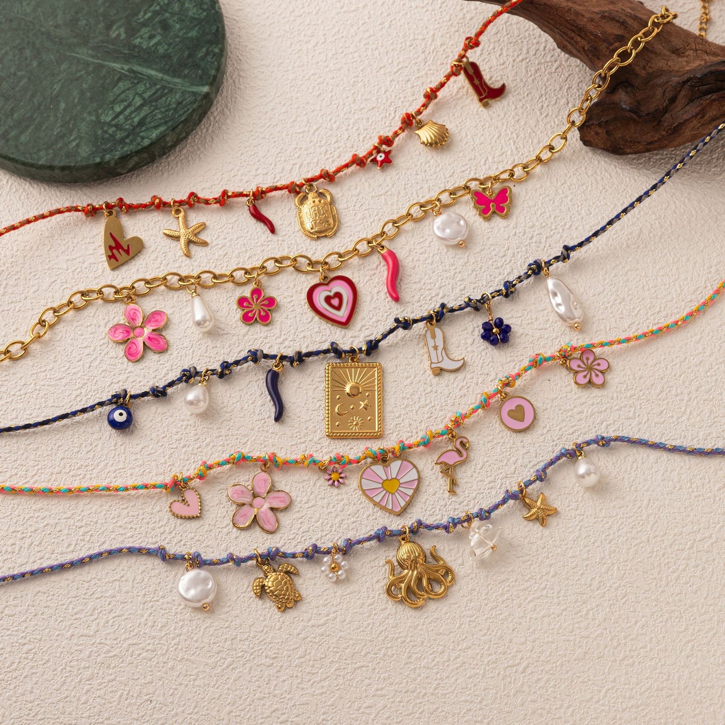 Fashionable Necklace With Vacuum Plating For Long-Lasting Color