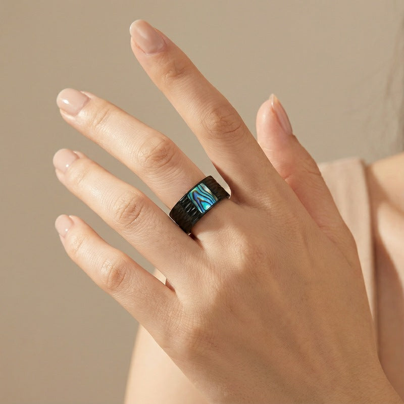 Retro Stainless Steel Ring For Women
