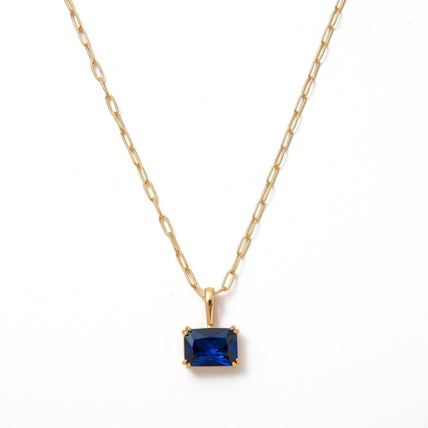 Stainless Steel Twelve Birthstone Necklace