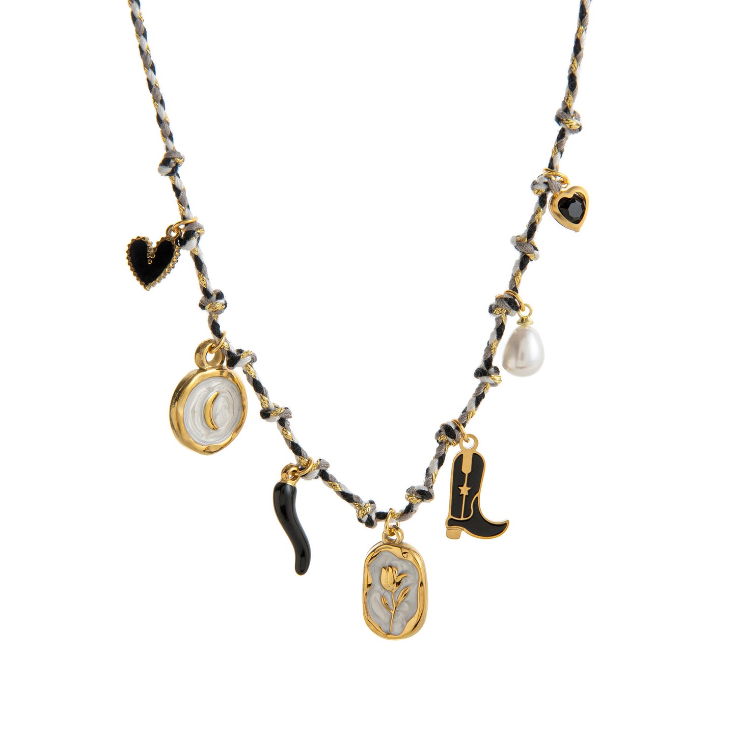 Fashionable Necklace With Vacuum Plating For Long-Lasting Color