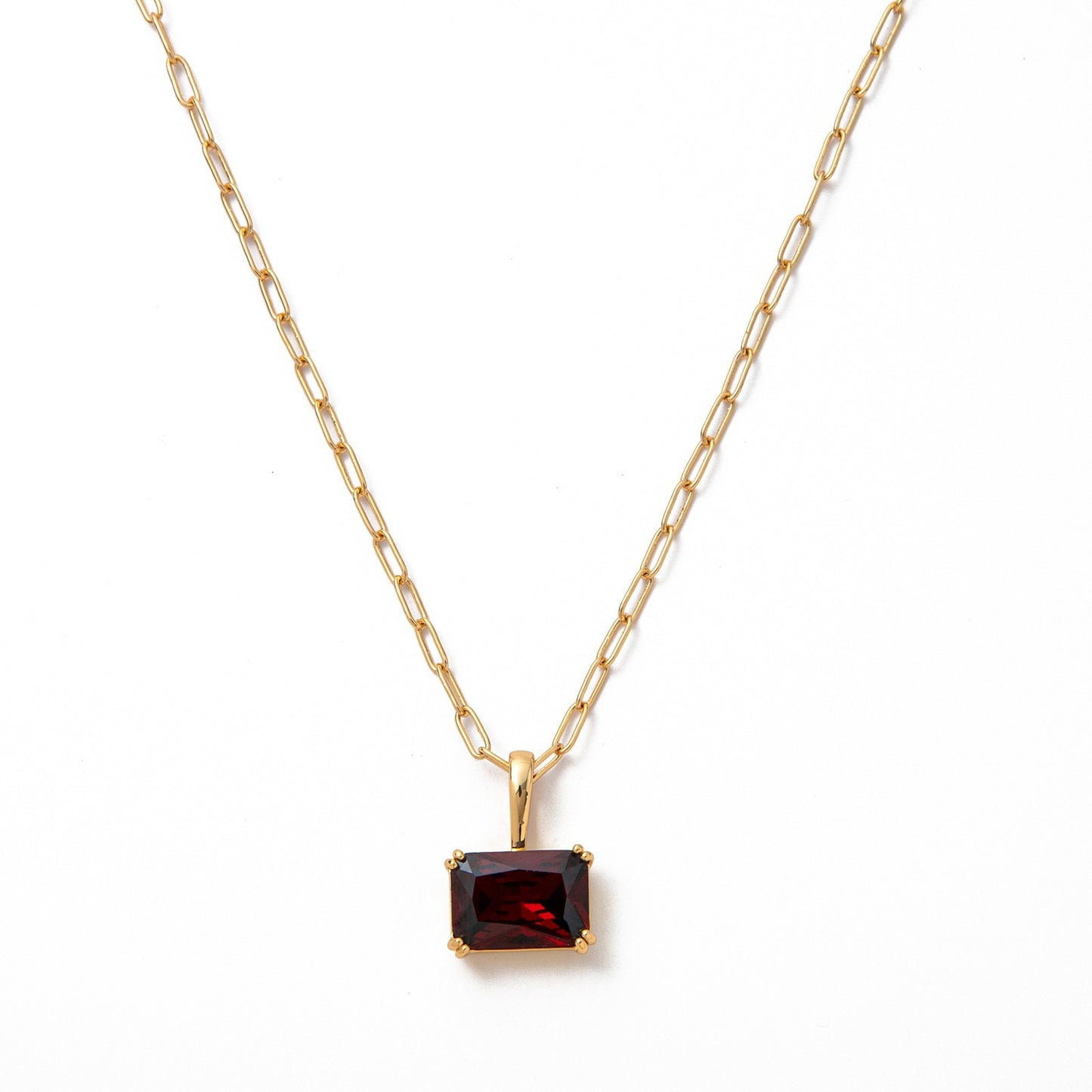 Stainless Steel Twelve Birthstone Necklace