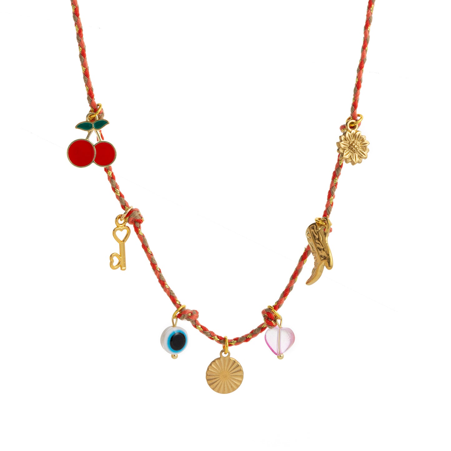 Fashionable 18K Gold Letter Necklace