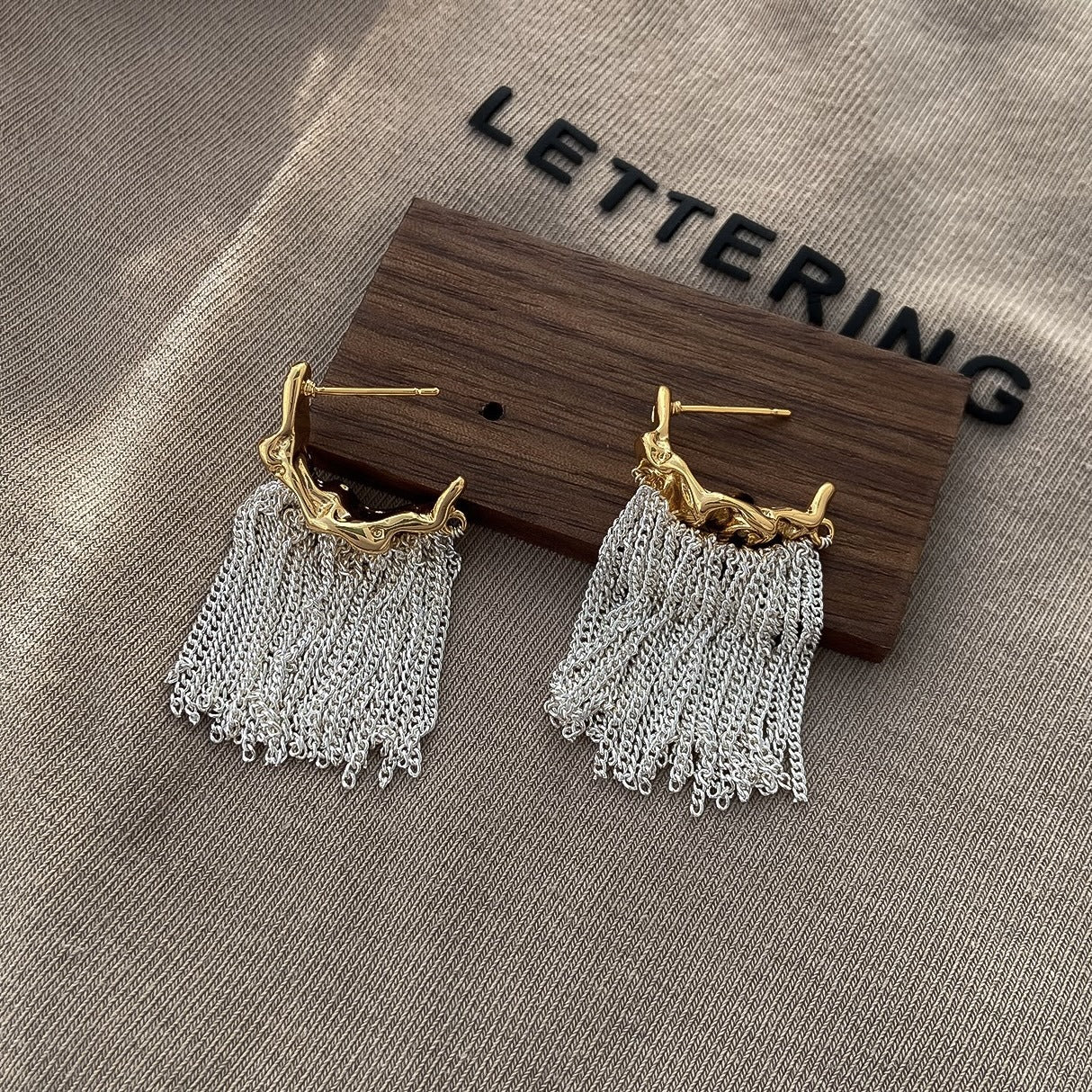 Silver Needle Personality Geometric Earrings Women Flower Rhinestone Niche Versatile