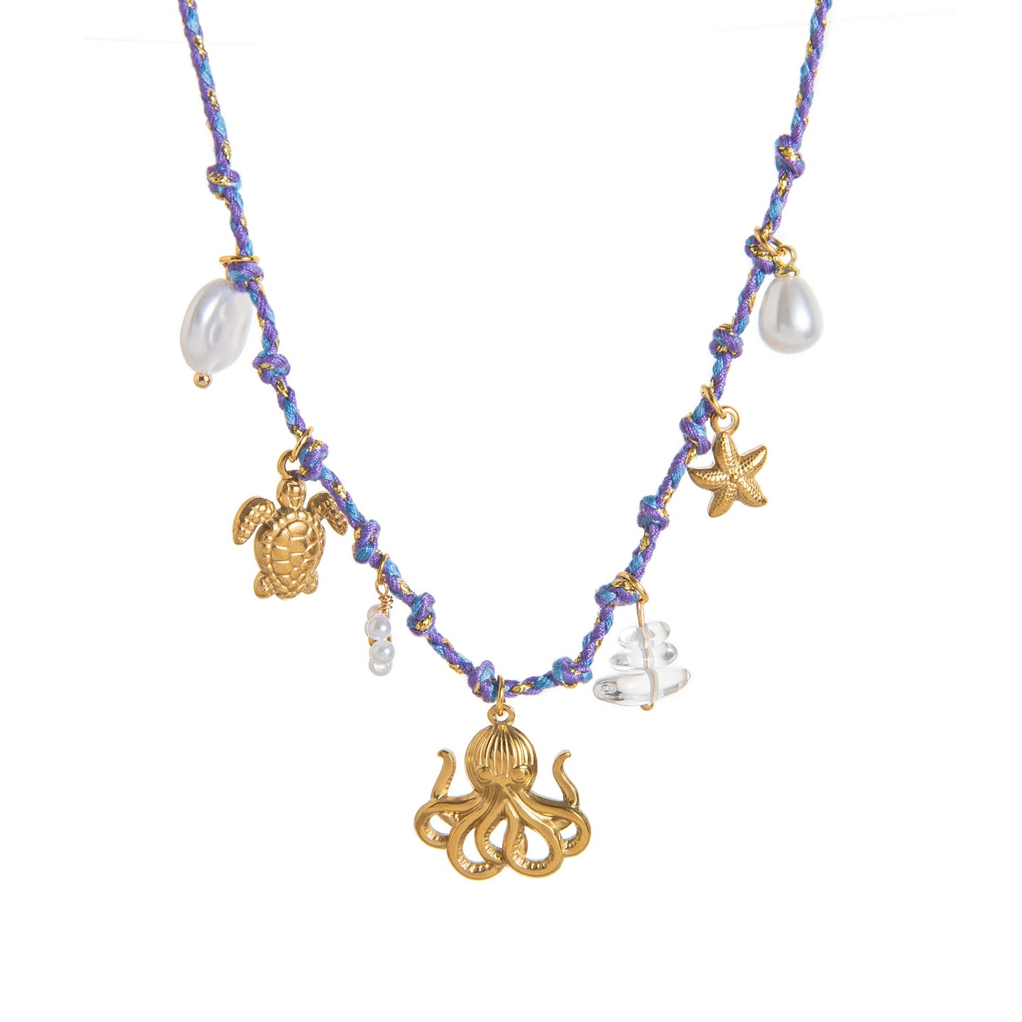 Fashionable Necklace With Vacuum Plating For Long-Lasting Color