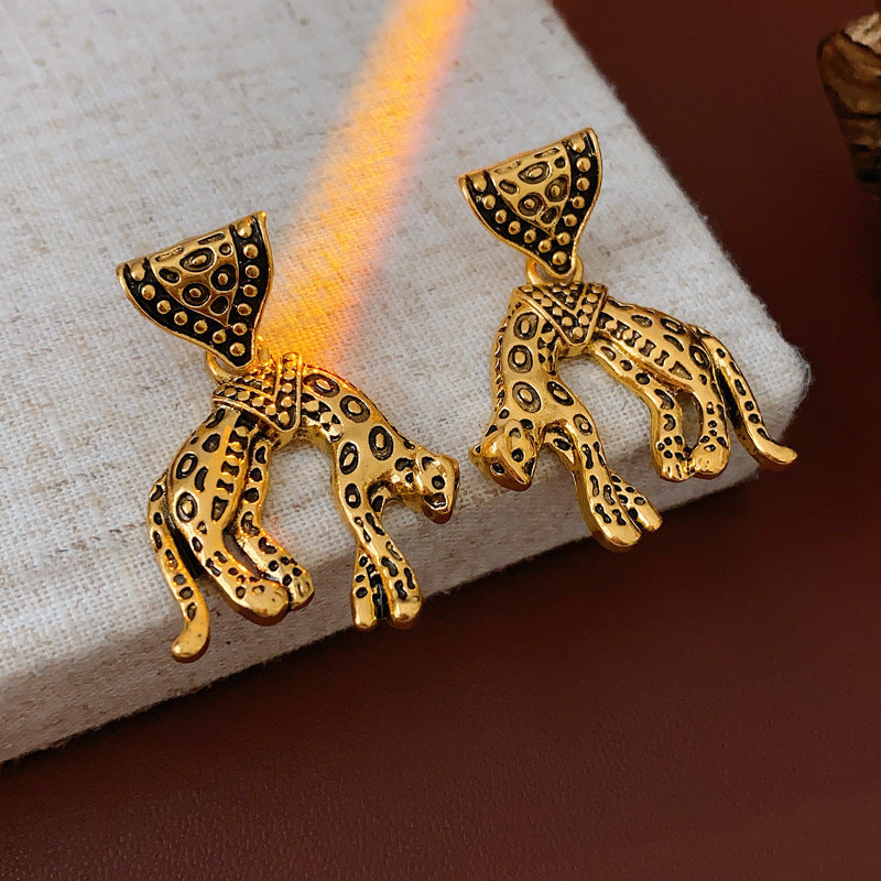 Diamond Shape Crystal Tassel Earrings Women Silver Needle Vintage Geometric Fashion Jewelry