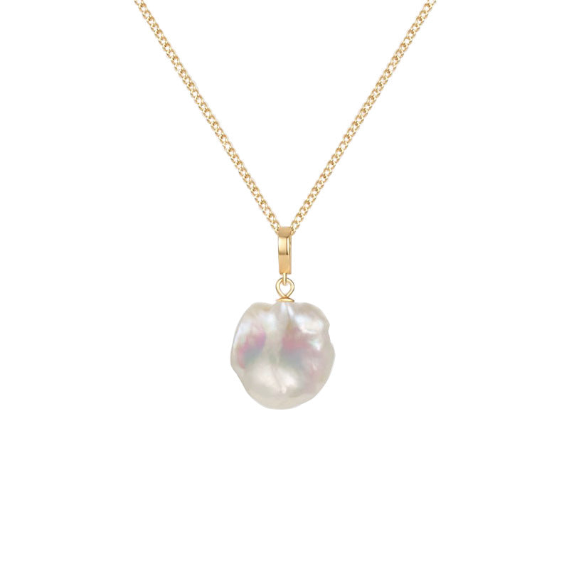 Women's Natural Baroque Pearl Necklace
