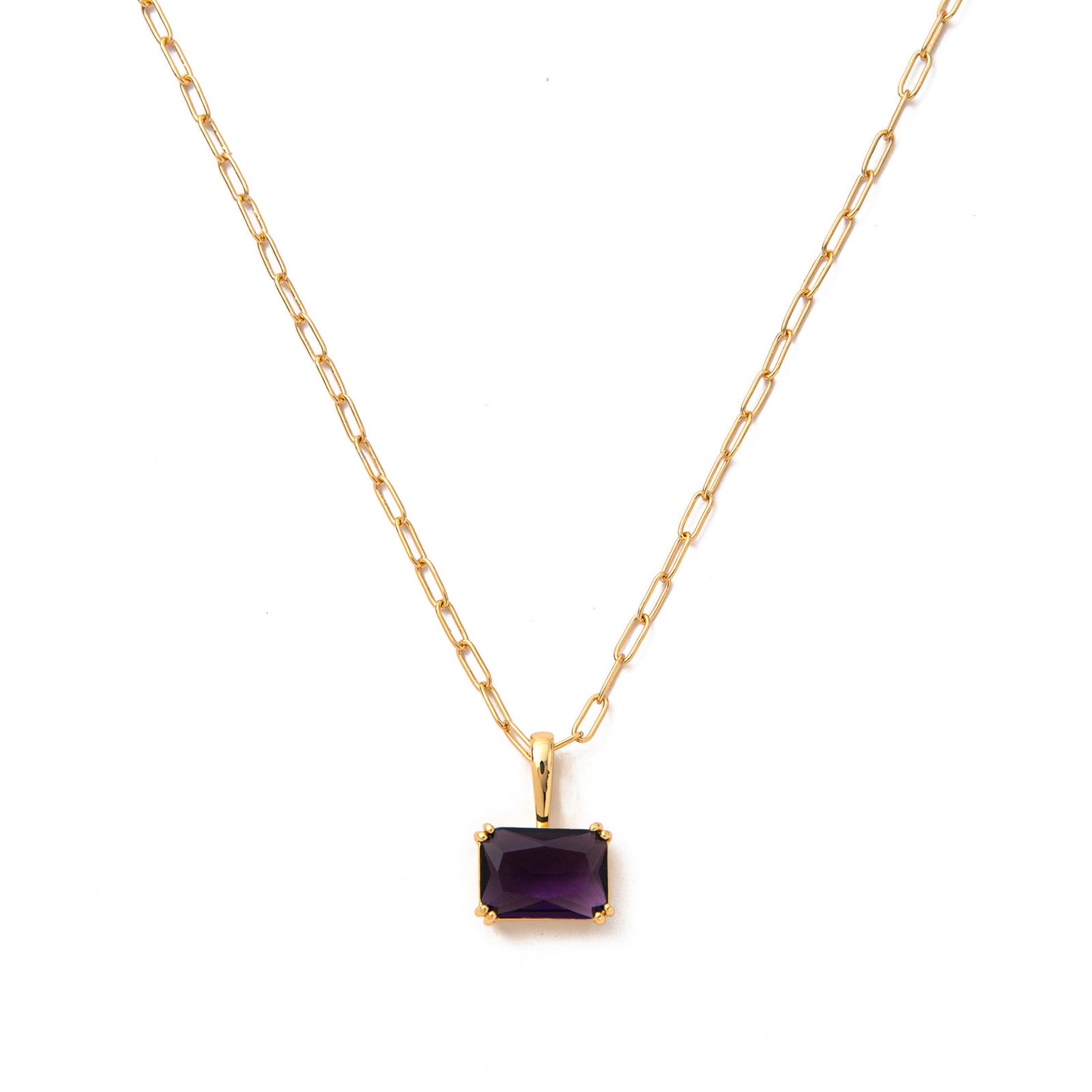 Stainless Steel Twelve Birthstone Necklace