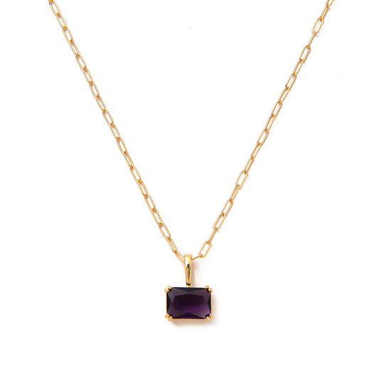 Stainless Steel Twelve Birthstone Necklace
