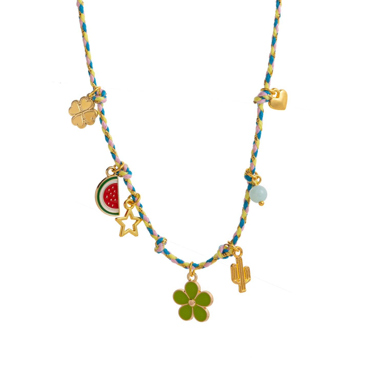 Fashionable 18K Gold Letter Necklace