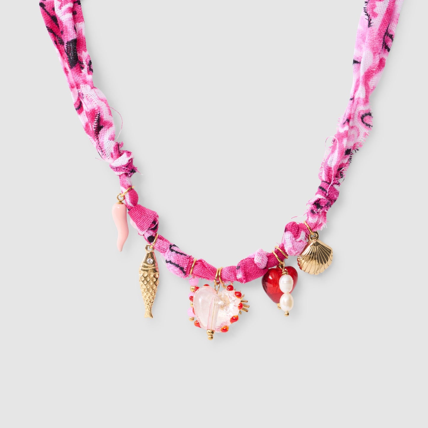 Fashionable Colorful Rope Sea Star Shell Necklace