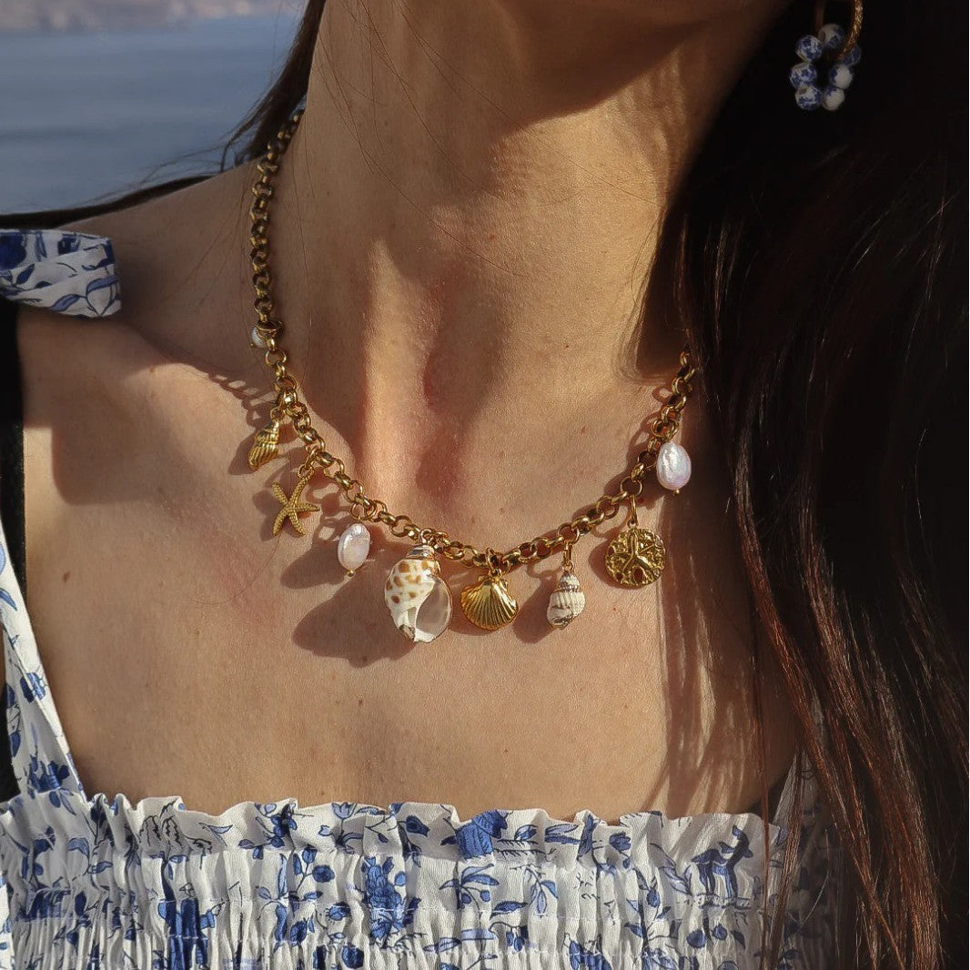 Stainless Steel Vacuum Plated 18K Necklace