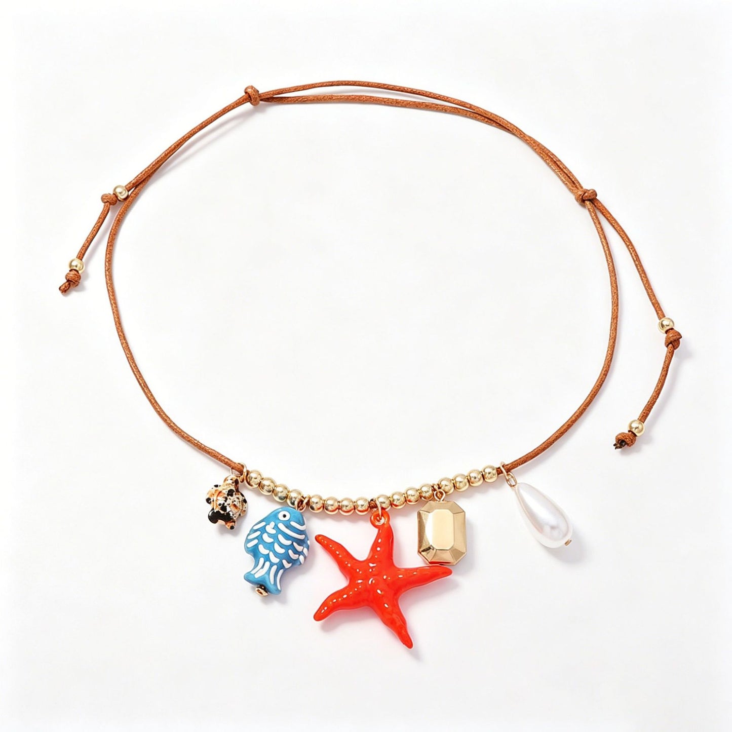 Summer Fashion Niche-design Ocean Creature Pendant Necklace